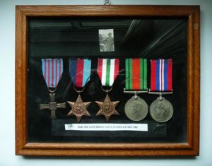 WW2 Poland - Framed Medals to a Polish Soldier - …