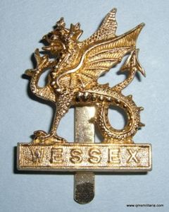 Wessex Brigade AA Anodised Aluminium Staybrite Cap Badge, 1958 - …