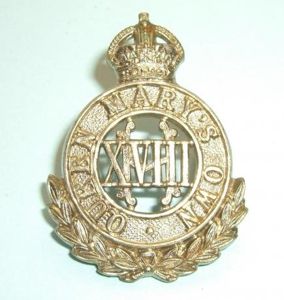 Early Issue 18th ( Queen Mary's Own ) Hussars Other …