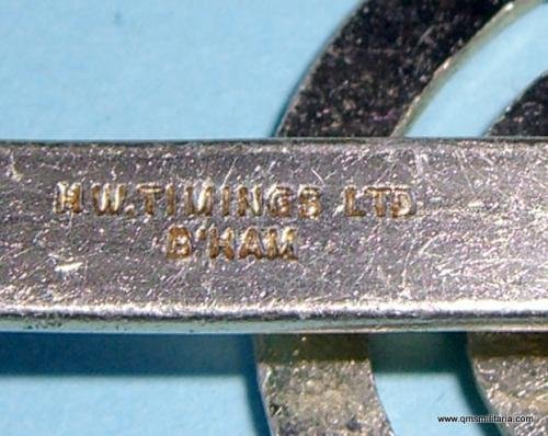 The Leicestershire & Derbyshire Yeomanry bi-coloured anodised Cap badge - Timings — image 3