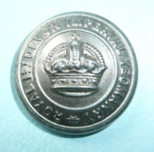 Royal 1st Devon Imperial Yeomanry Other Ranks Large Pattern White …