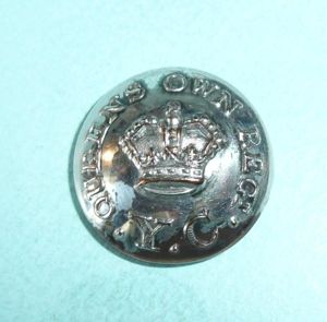 Queens Own Regiment (Dorset) Yeomanry Cavalry Officer's Silver Plated Medium …