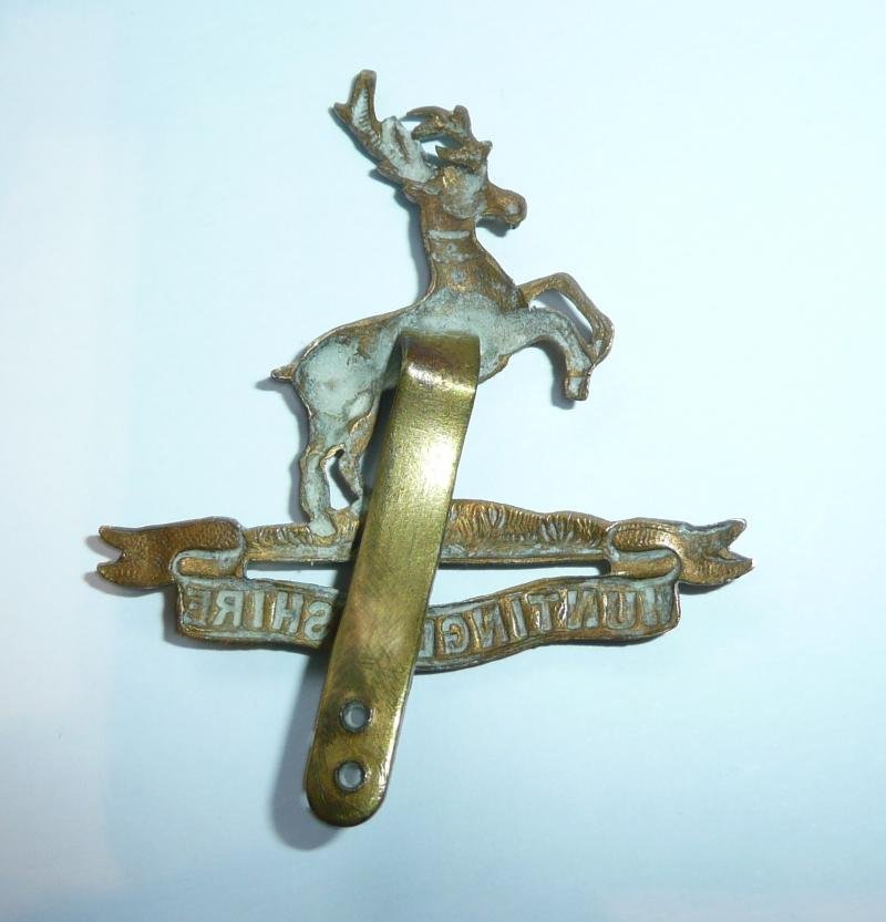 Kimbolton Grammar School (Huntingdonshire) Cadet Corps Brass Gilding Metal Cap Badge — image 2
