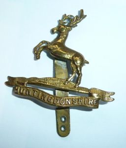 Kimbolton Grammar School (Huntingdonshire) Cadet Corps Brass Gilding Metal Cap …
