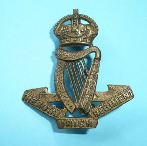Royal Irish Regiment (18th Foot) Other Ranks Gilding Metal Brass …