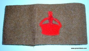 WW1 Lord Derby Scheme Khaki Cloth Arm Band, with good …