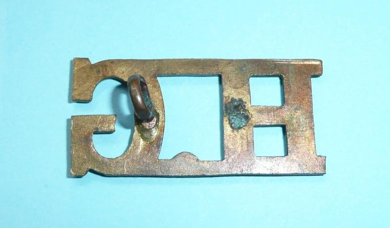 HG Home Guard Brass Shoulder Title — image 2
