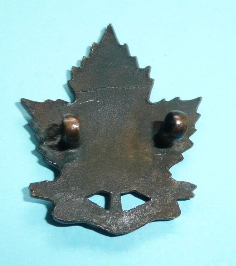 WW1 Canada - 61st (Winnipeg) Battalion CEF Canadian Expeditionary Force Collar Dog Badge — image 2