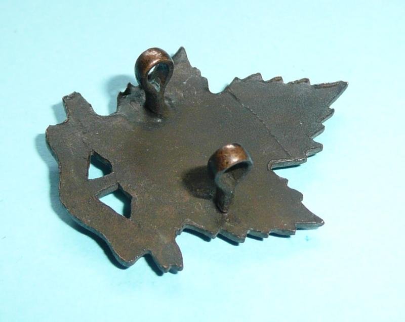 WW1 Canada - 61st (Winnipeg) Battalion CEF Canadian Expeditionary Force Collar Dog Badge — image 4