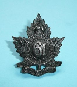 WW1 Canada - 61st (Winnipeg) Battalion CEF Canadian Expeditionary Force …