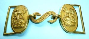 Royal Artillery Waist Belt Clasp (WBC), Fire Gilt Set, King's …