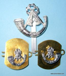 The Light Infantry Brigade / Regiment Cap Badge and Collar …