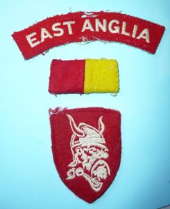 Cold War East Anglian Brigade / District Combination Shoulder Title, …