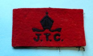 CLB JTC (Junior Training Corps) Woven Arm Badge - Church …