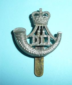 Durham Light Infantry (DLI) Other Ranks White Metal Beret Cap …