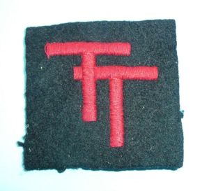 WW2 50th (Northumbrian) Division ( Tyne & Tees (TT)) Embroidered …