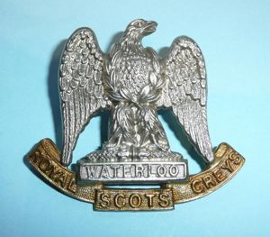 2nd Dragoons (Royal Scots Greys) Other Ranks Bi-Metal Cap Badge …