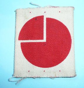 WW2 4th Infantry Division 1st Pattern Printed Formation Sign