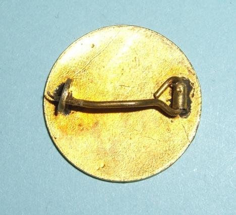 WW2 Home Front  - Belgian Forces in UK  Patriotic Cockade Rondel Pin Lapel Badge — image 2