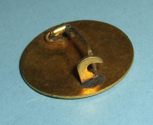 WW2 Home Front  - Belgian Forces in UK  Patriotic Cockade Rondel Pin Lapel Badge — image 3