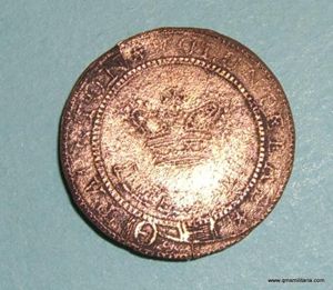 Taunton ( Somerset ) Volunteers Tunic Button, circa 1794 - …