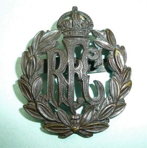 WW1 Royal Flying Corps (RFC) Officers OSB Bronze Cap Badge …