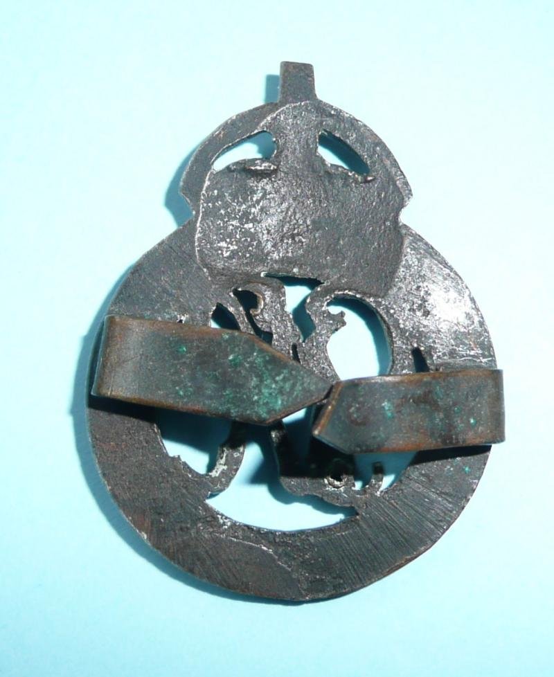 WW2 National Defence Company (NDC) Officer's OSD Cap Badge - GVI Cypher — image 2