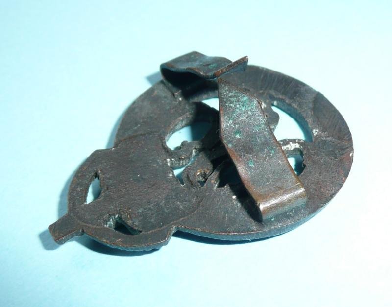 WW2 National Defence Company (NDC) Officer's OSD Cap Badge - GVI Cypher — image 3