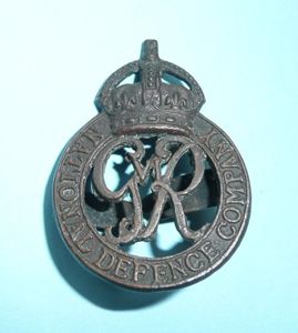 WW2 National Defence Company (NDC) Officer's OSD Cap Badge - …