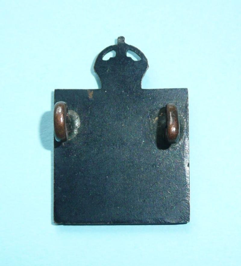 WW1 Royal Army Corp of Chaplains Blackened Collar Badge — image 3