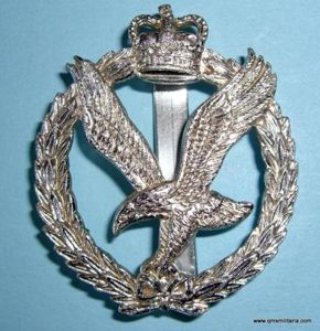 Army Air Corps AAC Staybrite Anodised Silver Cap Badge - …