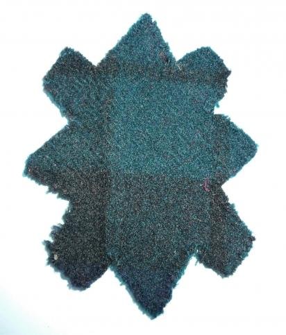 WW2 Black Watch 42nd Tartan Cloth Arm Badge — image 2