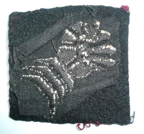 WW2 6th Armoured Division Embroidered Cloth Formation Designation Sign — image 2