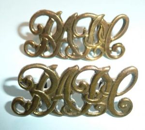 Royal Army Pay Corps ( RAPC ) Pair of Brass …