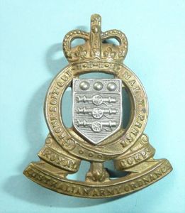 Royal Corps Australian Army Ordnance Bi-Metal Cap Badge, Circa 1953 …