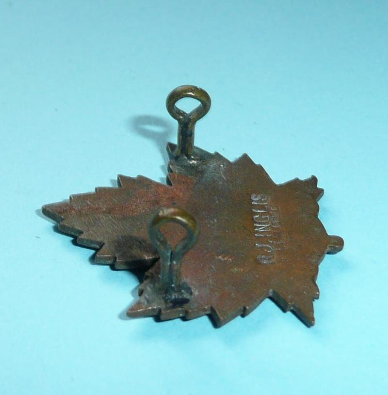 Canada WW1 - 40th (Halifax, Nova Scotia) Battalion CEF Collar Badge - Inglis — image 5