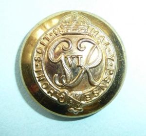 Canadian Staff Officers (Brigadiers and Colonels) Large Pattern Gilt Button, …
