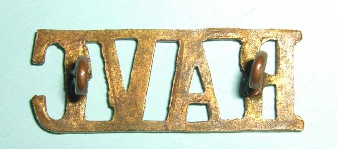RAVC Royal Army Vetinery Corps Small Brass Shoulder Title — image 2
