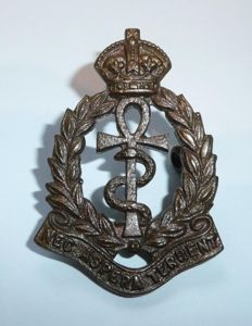 Royal Air Force RAF Medical Branch Officer's 1918 Pattern Bronze …