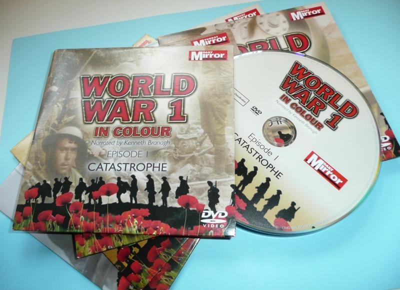 All 7 parts / episodes of the WW1 World War 1 in Colour DVDs - Daily Mail Issue — image 3