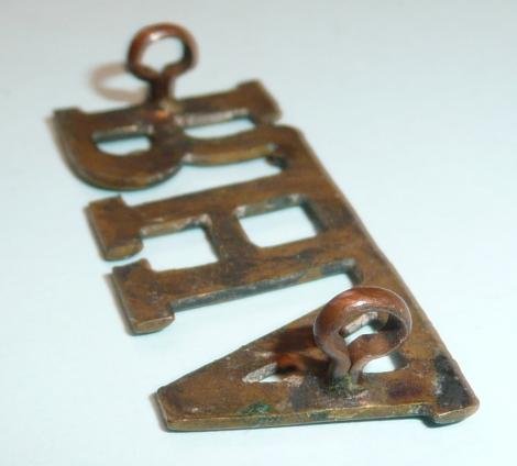 RHA Royal Horse Artillery Other Ranks Brass Shoulder Title - variant — image 4