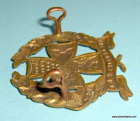 14th Middlesex ( Inns of Court ) Volunteer Rifle Corps ( VRC ) Gilding Metal Cap Badge, circa 1905 - 1908 — image 4