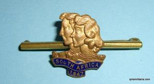 Royal Princesses Visit to South Africa 1947 Gilt and Enamel …