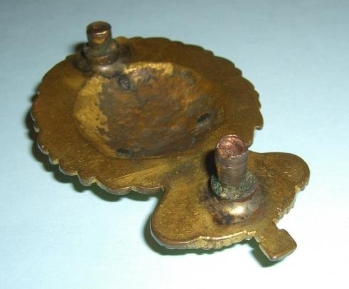 Superb Victorian Generals Horse Furniture Bit Boss Fire Gilt Badge — image 5