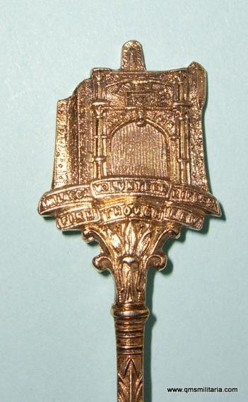 Malacca Volunteer Rifles, Malay Malaysia Straits Settlements,1927 Hallmarked Silver Gilt Regimental Prize Spoon — image 2