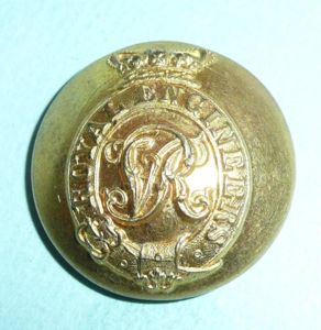 Corps of Royal Engineers Officer's Large Pattern Gilt Tunic Button …