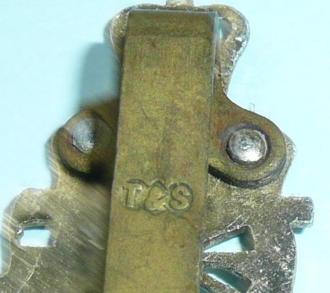 Royal Artillery RA  Staybrite AA Anodised Aluminium Early Pattern with Brass Slider - Turner & Simpson Ltd — image 3