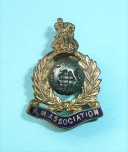 The Royal Marines (RM) OCA Association Buttonhole Lapel Badge, King's …