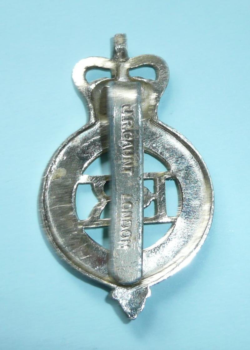 H M Prisons Officer's Anodised Aluminium AA Cap Badge - Gaunt London — image 2
