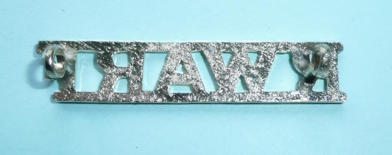 RWARF  Royal Warwickshire Fusiliers Gold Anodised AA Shoulder Title — image 2